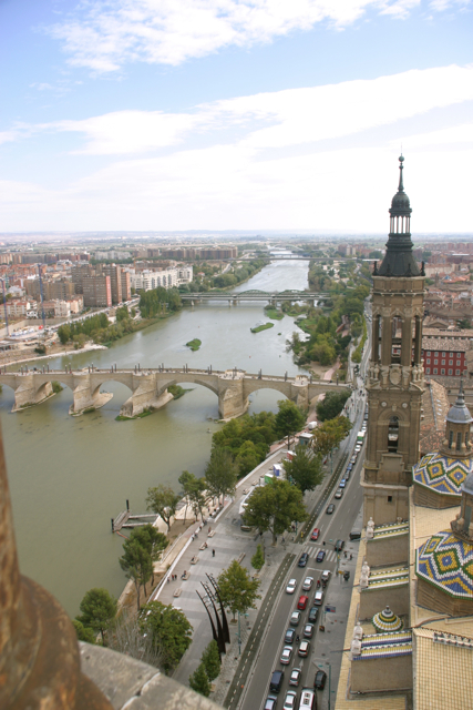 View from a tower of El Pilar, 10-10-09