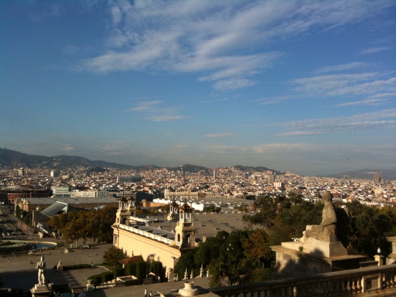View from Montjuic, 10-24-09
