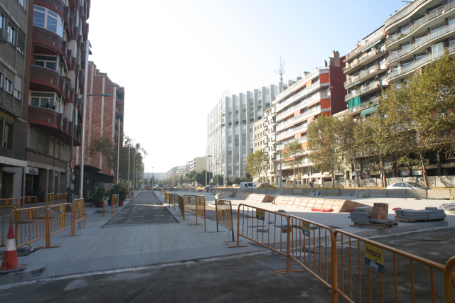 Avenida de Roma construction, 11-22-09